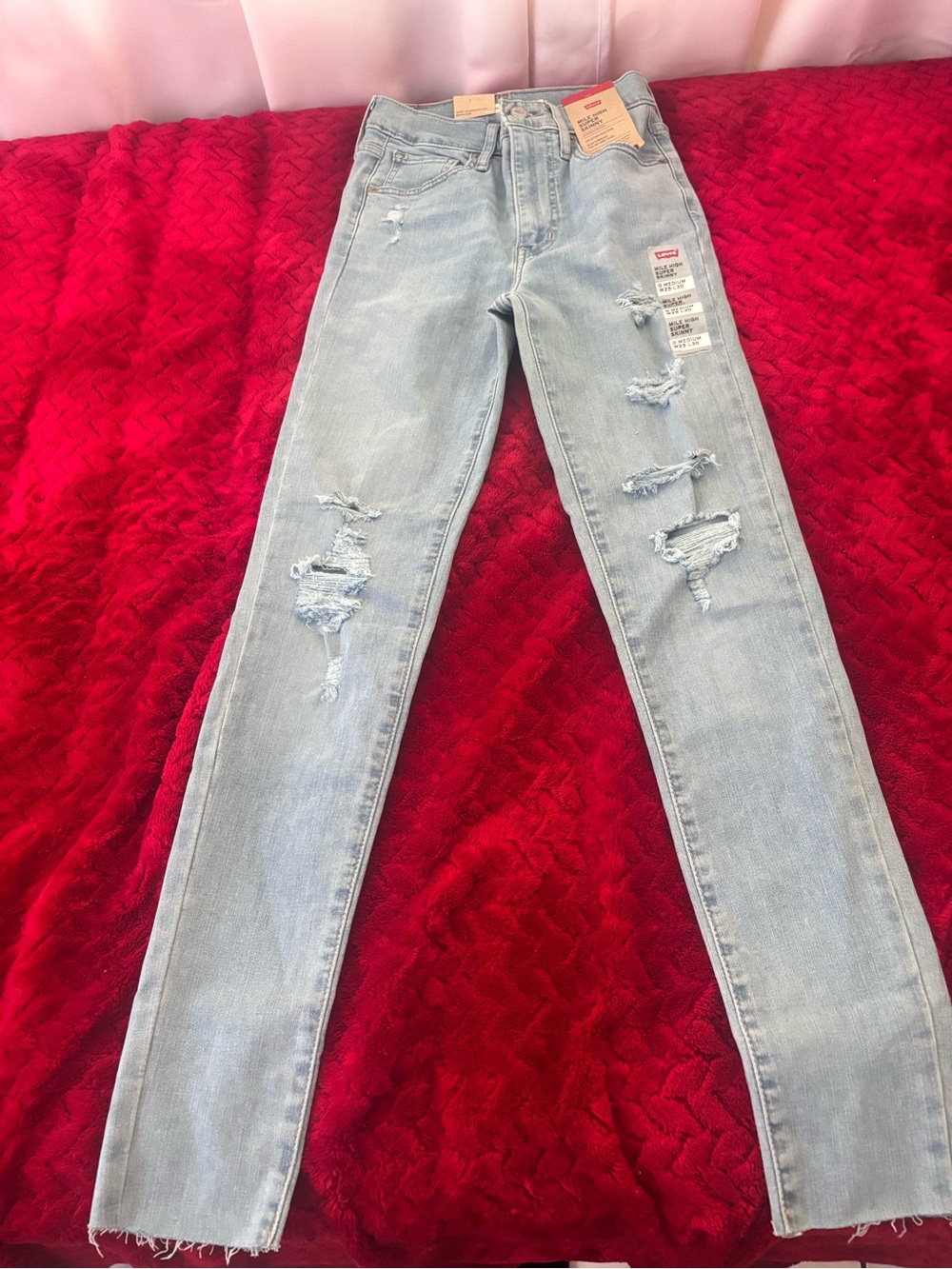 Levi’s high super skinny jeans